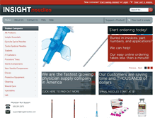 Tablet Screenshot of insightneedles.com